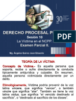 Sesión 10 - Derecho Procesal Penal I - La Víctima en El NCPP