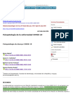 Fisiopatología de La Enfermedad COVID-19