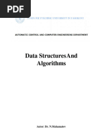 Data Structures and Algorithms