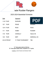 8th Grade 2023 Basketball Schedule 1