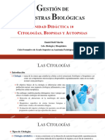 Unidad Didáctica 10 GMB - Citologías, Biopsias y Autopsias