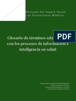 Glosario - Información e Inteligencia en Salud
