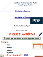 Aula 1 - Matéria e Energia