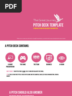 TGJ Pitch Deck template