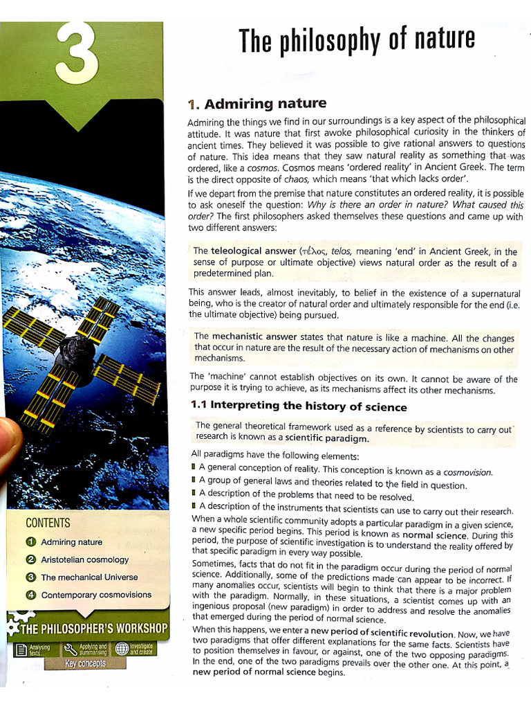 Unit 03 - The Philosophy of Nature | PDF