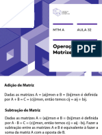 A30-Operações Entre Matrizes