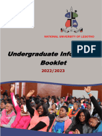 Undergraduate Prospectus 2022-2023