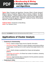 Unit 5 DWM by DR KSR Cluster Analysis