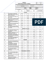 Inspeccion de Limpieza y Orden