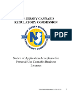 Final Notice of Application Acceptance - All Marijuana Businesses
