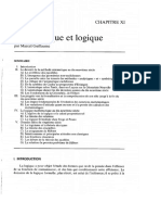 14 - Axiomatique Et Logique - Abrégé D'histoire de Mathématique (1700 - 1900)