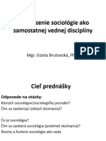 Základy Sociológie