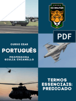 EEAR PORTUGUÊS II - Termos Essenciais - Predicado