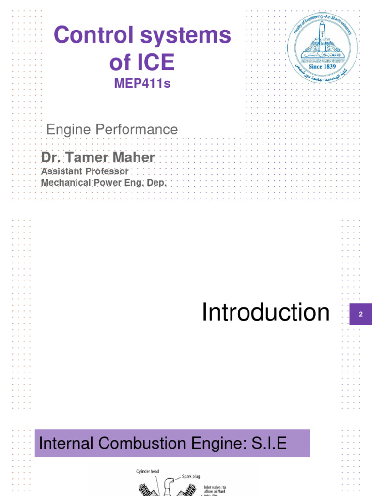 CH.1 Engine Performance PDF Internal Combustion Engine Diesel Engine