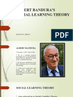 Albert Banduras SLT Powerpoint 1