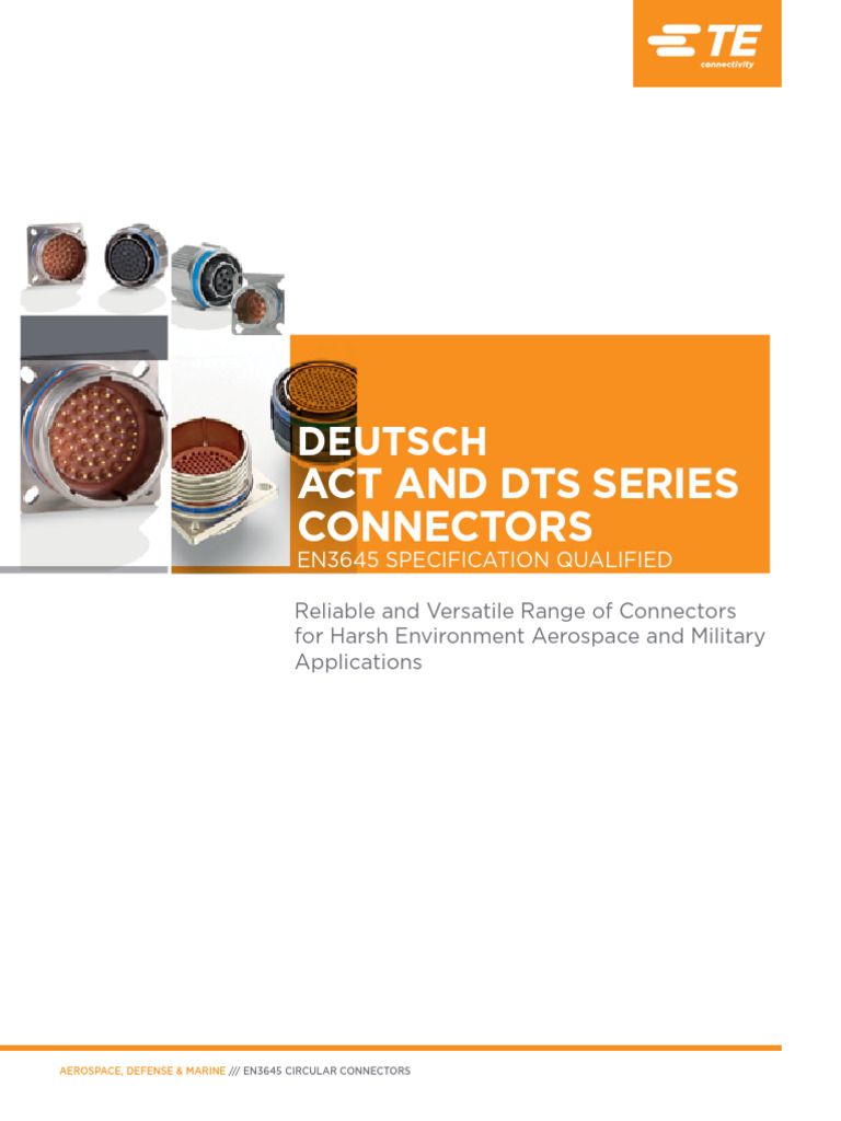 EN3645 Circular Connectors Overview | PDF | Electrical Connector | Ac ...