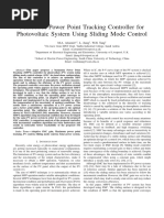 Maximum Power Point Tracking Controller For Photovoltaic System Using Sliding Mode Control