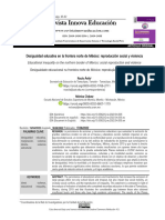 Revista Innova Educación: Educational Inequality On The Northern Border of México: Social Reproduction and Violence