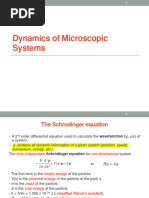 Dynamics of Microscopic Systems