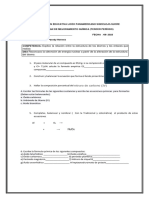 Plan de Mejoramiento de Química 10 2023B