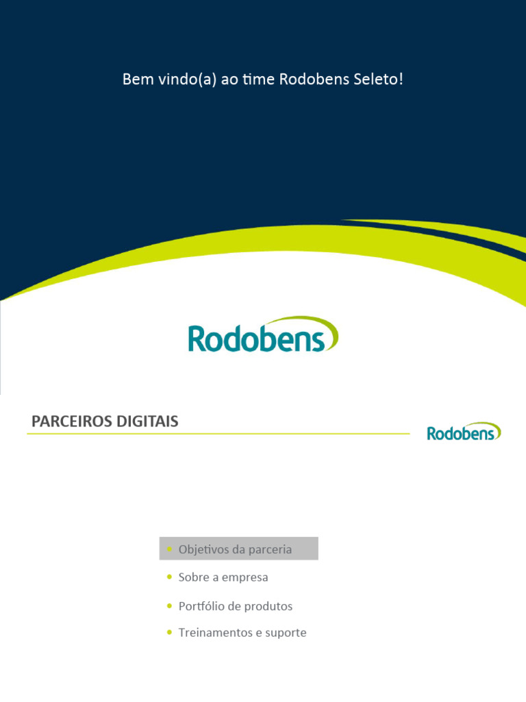 Parceria Rodobens: Oportunidades e Suporte | PDF | Seguro | Carro