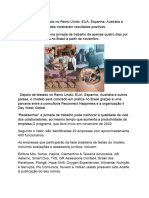 Os Prós e Contra Dos 4 Dias de Trabalho Testado No Brasil