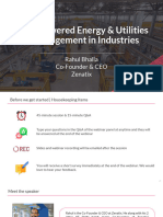 Zenatix Webinar IoT Powered Energy Utilities Management in Industries