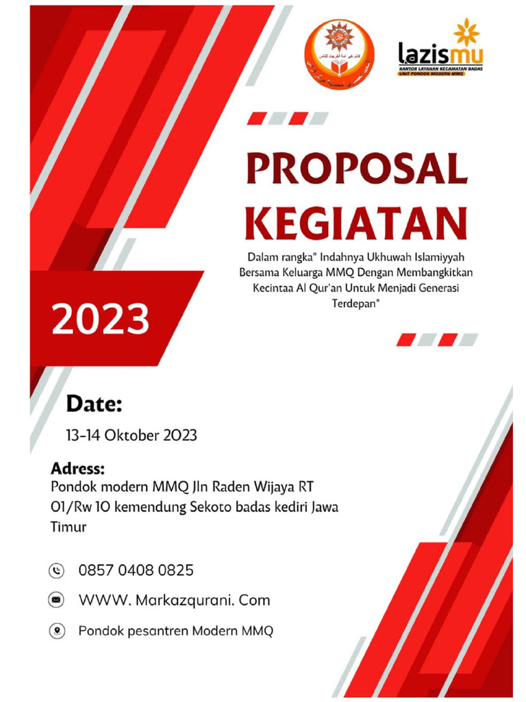 Proposal Kegiatan Rihlah Asatidz/ah | PDF