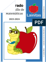 1er Grado - Cuadernillo de Matemáticas (2023-2024)