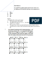 GRAPH THEORY ASSIGNMENT Solution