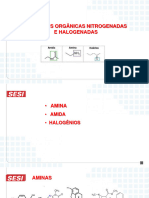 Apresentação 3 Funções Orgânicas Nitrogenadas e Halogenadas