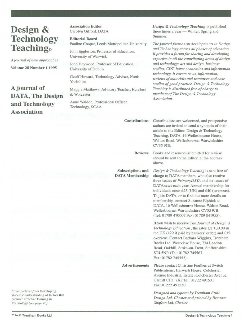 Design Technology | PDF
