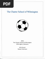 Charter School of Wilmington Girls Soccer 2012