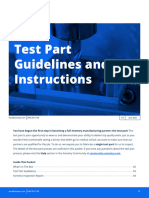 Xometry Test Part Guidelines and Instructions - V8 - June 2022