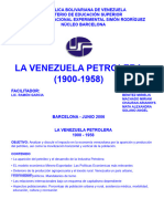 Presentacion La Venezuela Petrolera 1900-1958