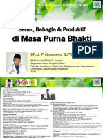 Sehat, Bahagia Dan Produktif DR Dr Probosuseno SpPD KGer SE MM