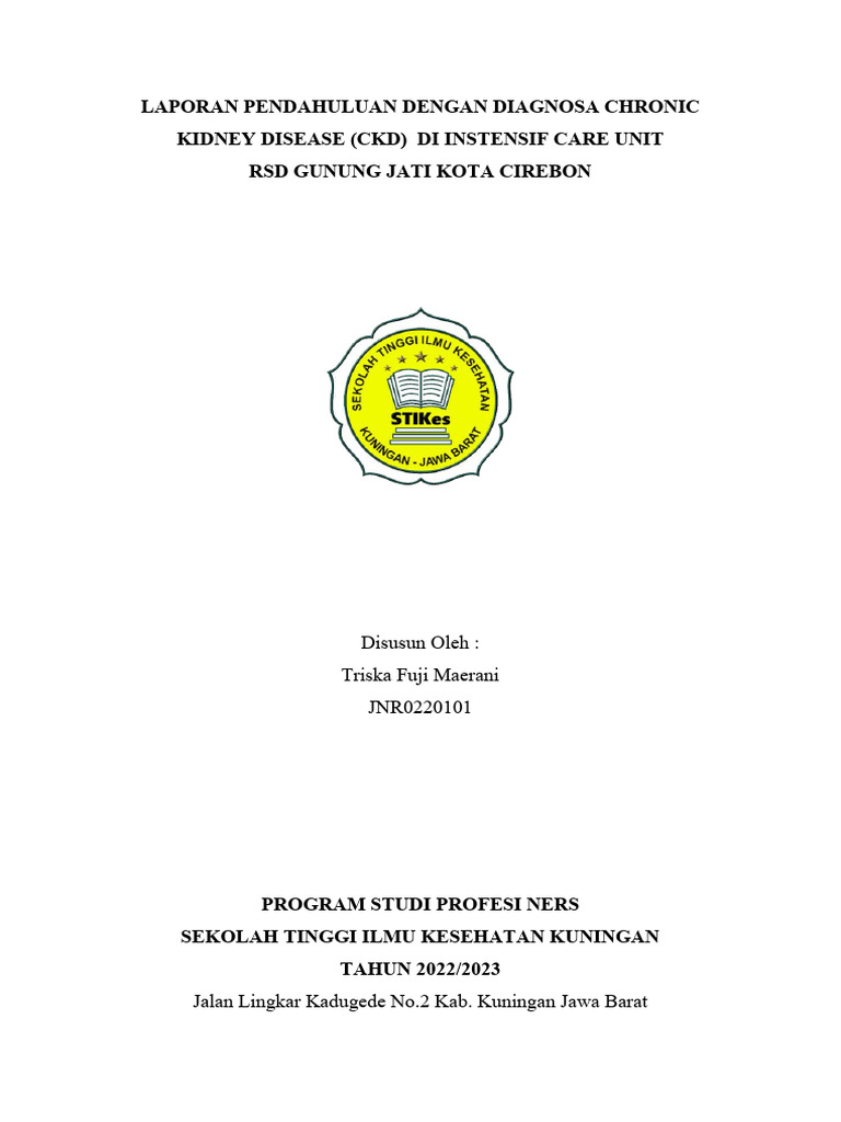 Laporan Pendahuluan CKD di ICU RSD Cirebon | PDF