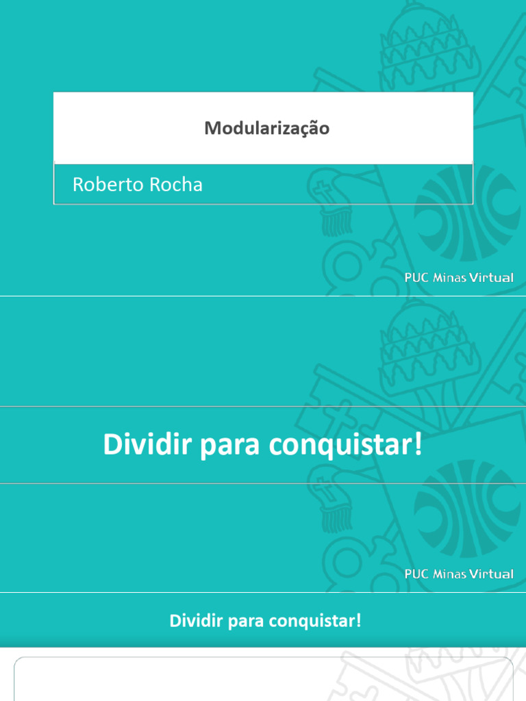 Modularização de Algoritmos em Programação | PDF | Programa de ...