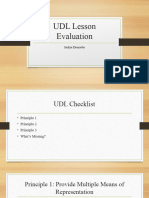 Udl Lesson Evaluation