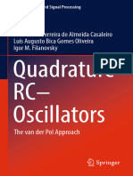 Quadrature RC Oscillators The Van Der Pol Approach by João Carlos Ferreira de Almeida Casaleiro, Luís Augusto Bica Gomes Oliveira, Igor M. Filanovsky