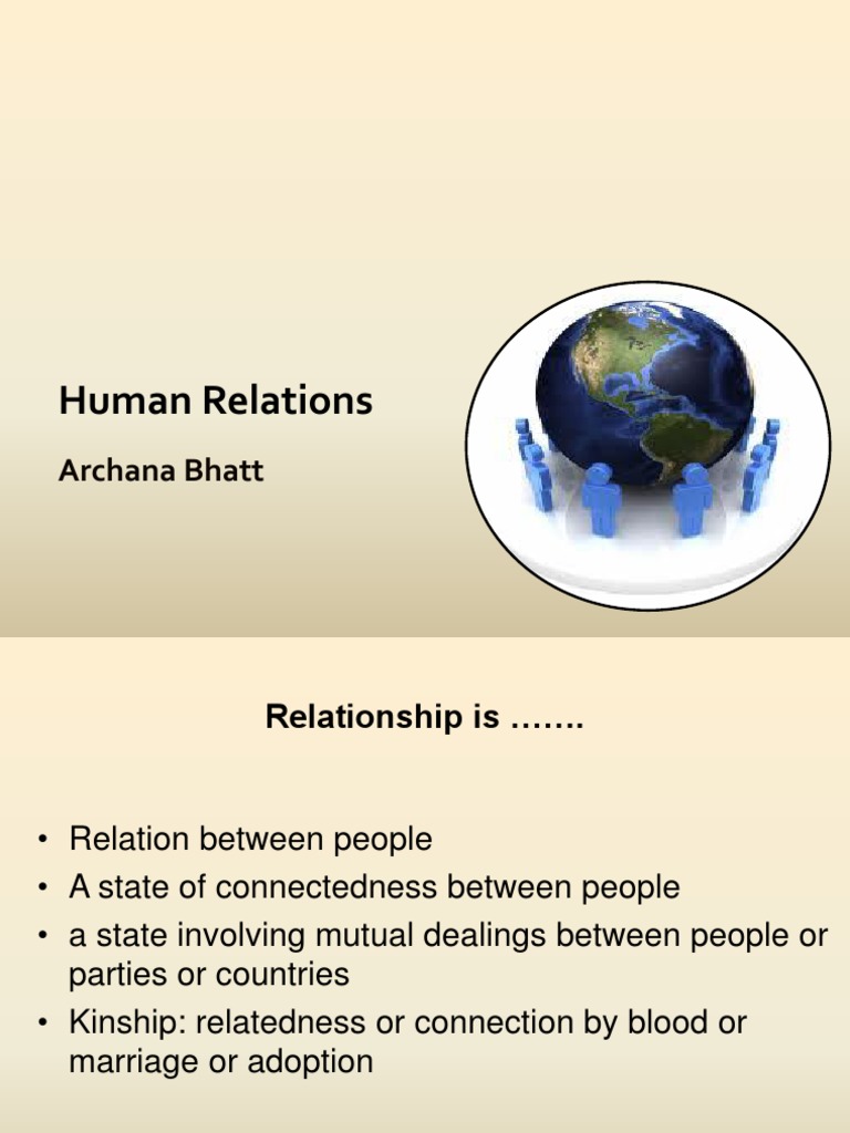 Understanding Human Relationships | PDF | Interpersonal Relationships ...