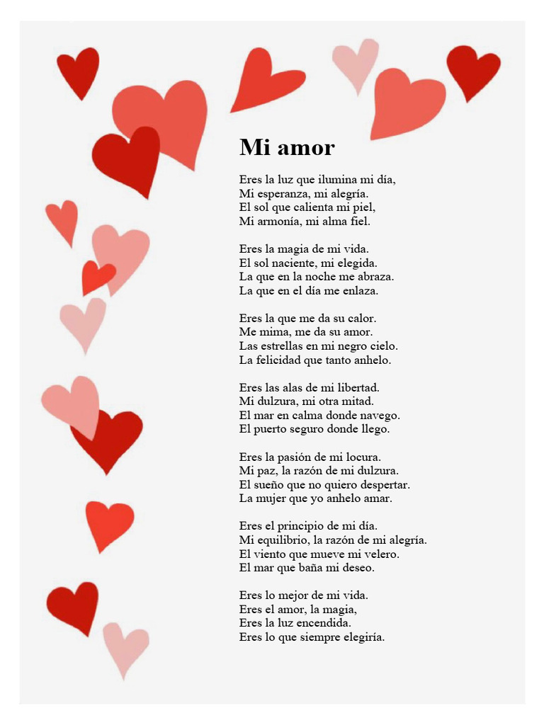 Mi Amor | PDF, image size:768x1024