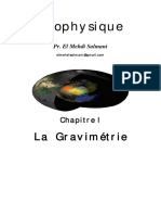 Chapitre I-Gravimetrie Et Rappel Mathematique