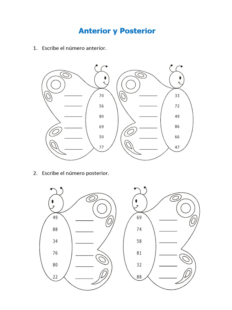Anterior y posterio matematicas pdf