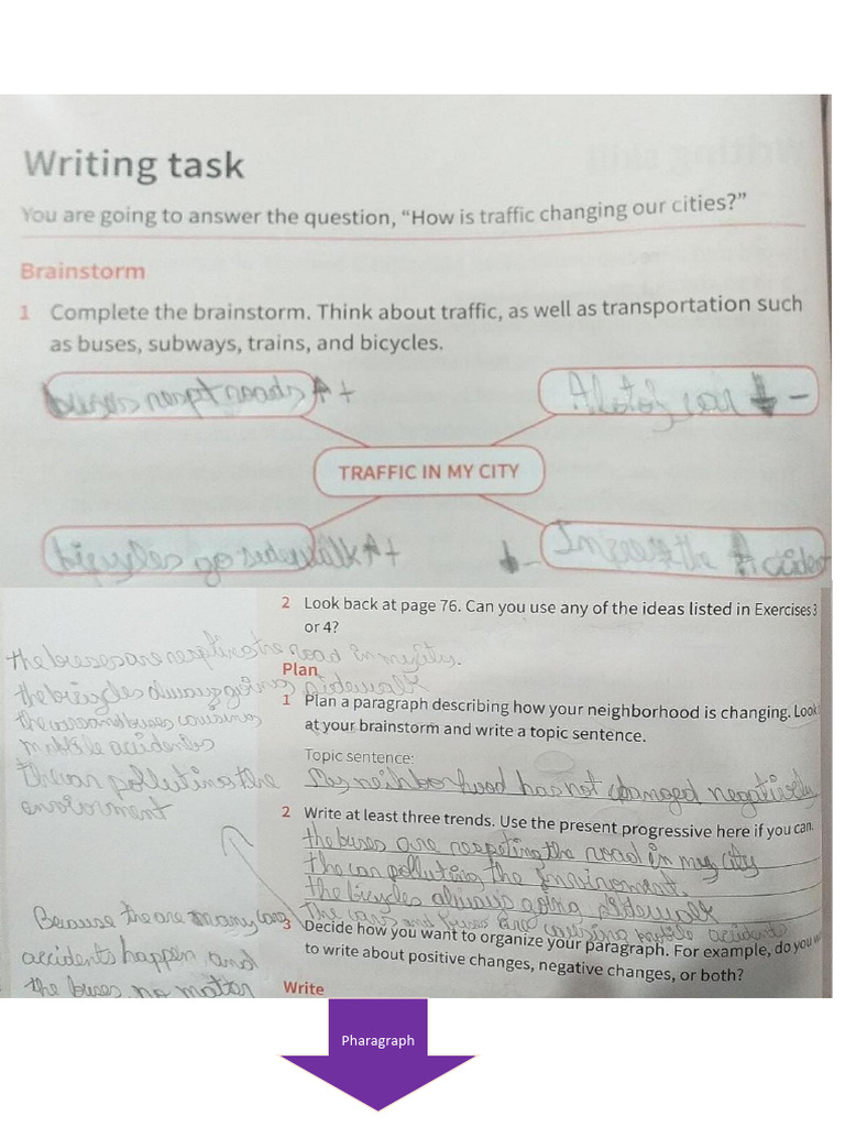 Writing A Paragraph | PDF