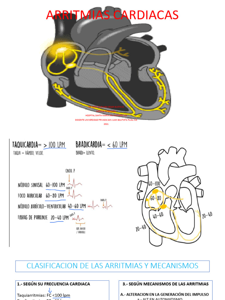 Arritmia Cardiaca 2021 PDF (1) - Fusionado | PDF | Electrocardiografia ...