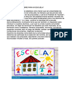 Proyecto Nombre para Mi Escuela