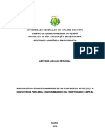 SOUSA, J. A (2023) - Agronegócio e Injustiça Ambiental Na Chapada Do Apodi
