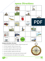 Compass Directions Activity Sheet