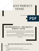 Present Perfect Tense